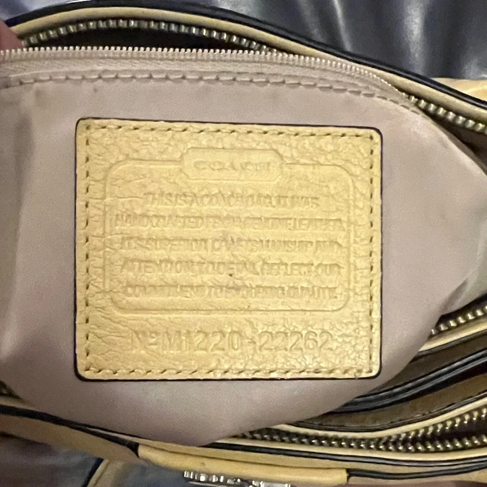 Coach Kara Carryall yellow bag